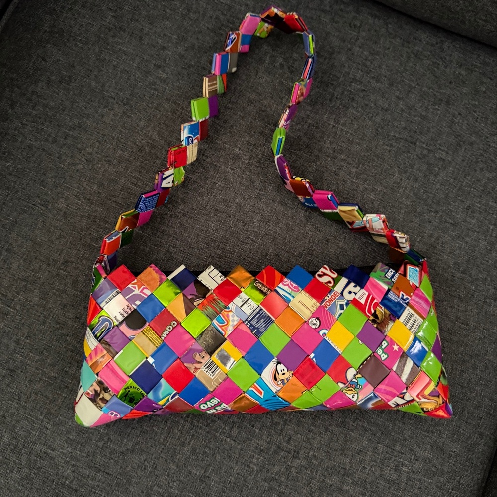 Handmade purse - upcycled
